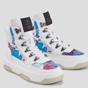 FIRE+ICE Ottawa High-top sneakers in White/Blue size 6